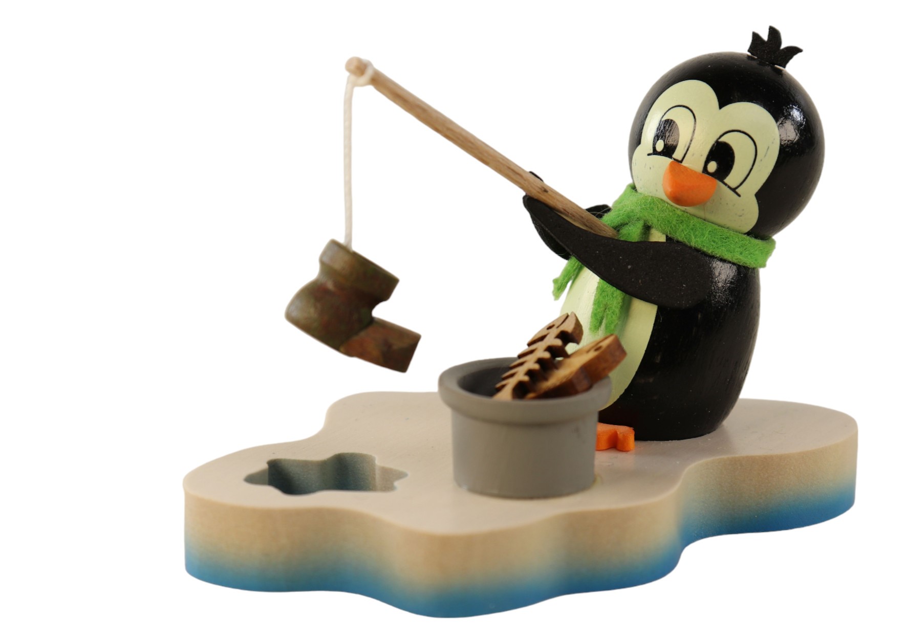 Pinguin auf Eisscholle "Verangelt"