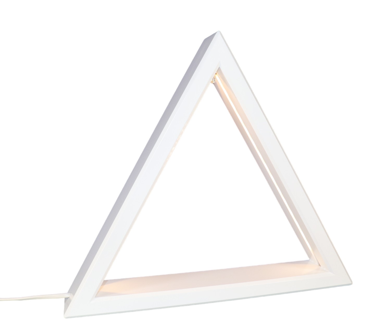 Dreieck LED 35 cm weiß